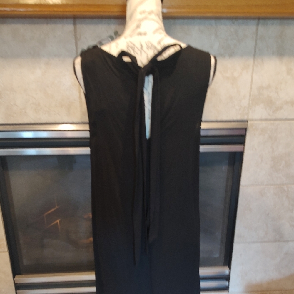 Michael Stars Medium Black Rayon Dress! NWT - Picture 7 of 13